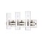 Z-Lite Lawson 3 Light Vanity, Polished Nickel & Clear 343-3V-PN - alternate 1